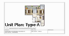 download floor plan of type a flat of dream homes